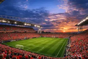 BMO Field stadium in Toronto packed with fans for Canada's World Cup 2026 opener against Bosnia-Herzegovina
