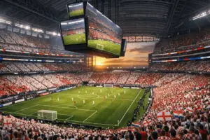 England vs Croatia World Cup 2026 match at AT&T Stadium in Arlington, Texas