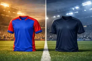Haiti and Scotland football kits side by side under stadium lights for World Cup 2026 Group C opener