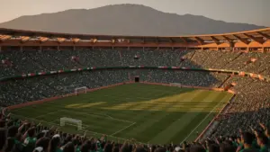 Estadio Azteca stadium packed with fans for Mexico World Cup 2026 match