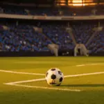 Uruguay vs Cape Verde World Cup match at Hard Rock Stadium under floodlights
