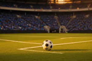 Uruguay vs Cape Verde World Cup match at Hard Rock Stadium under floodlights