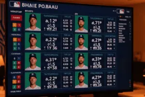 Yankees front office trade deadline decision board with player evaluations and strategic planning