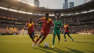 Belgium vs Senegal World Cup 2026 Round of 32 match action at Lumen Field Seattle