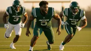 Three New York Jets rookies training intensely during OTAs spring practice session